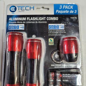 LED MINI FLASHLIGHTS 3 PACK. BRAND NEW IN PACKAGE.